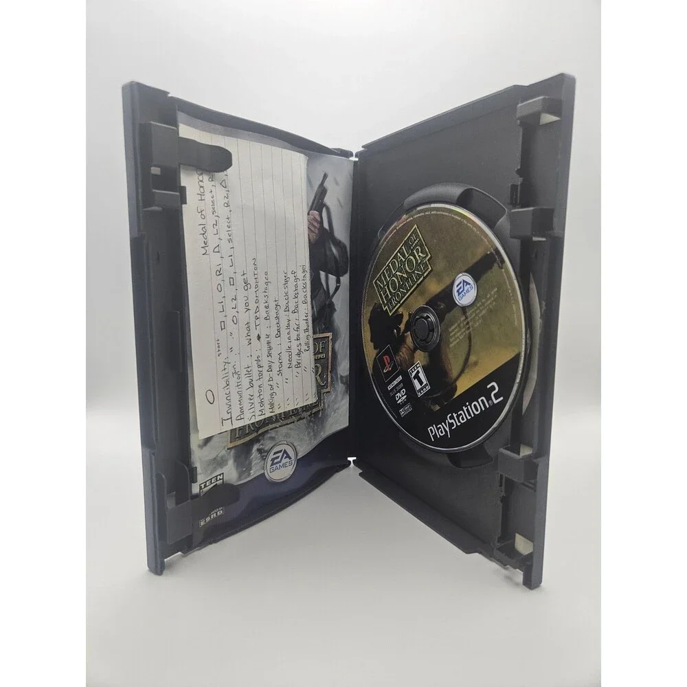 Medal Of Honor Frontline Sony Playstation 2 PS2 Tested Authentic W OG Cheatcodes